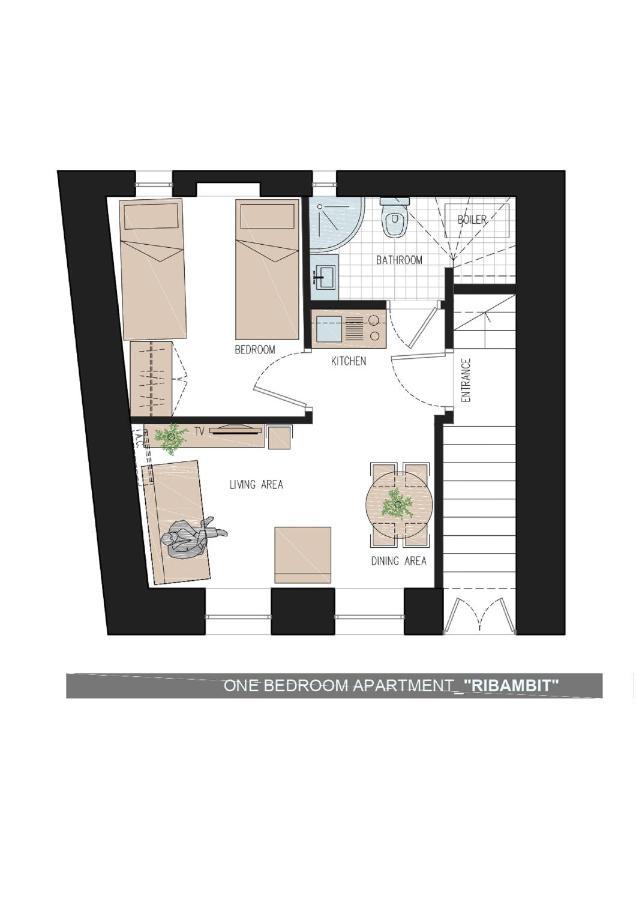 Apartment Ribambit Дубровник Екстериор снимка